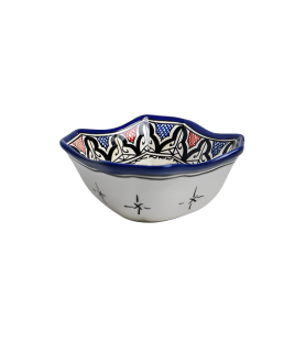 Star-Shaped Ceramic Bowl