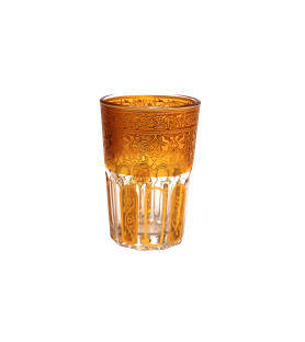 Amber Moroccan Tea Glass