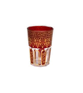 Ruby Moroccan Tea Glass